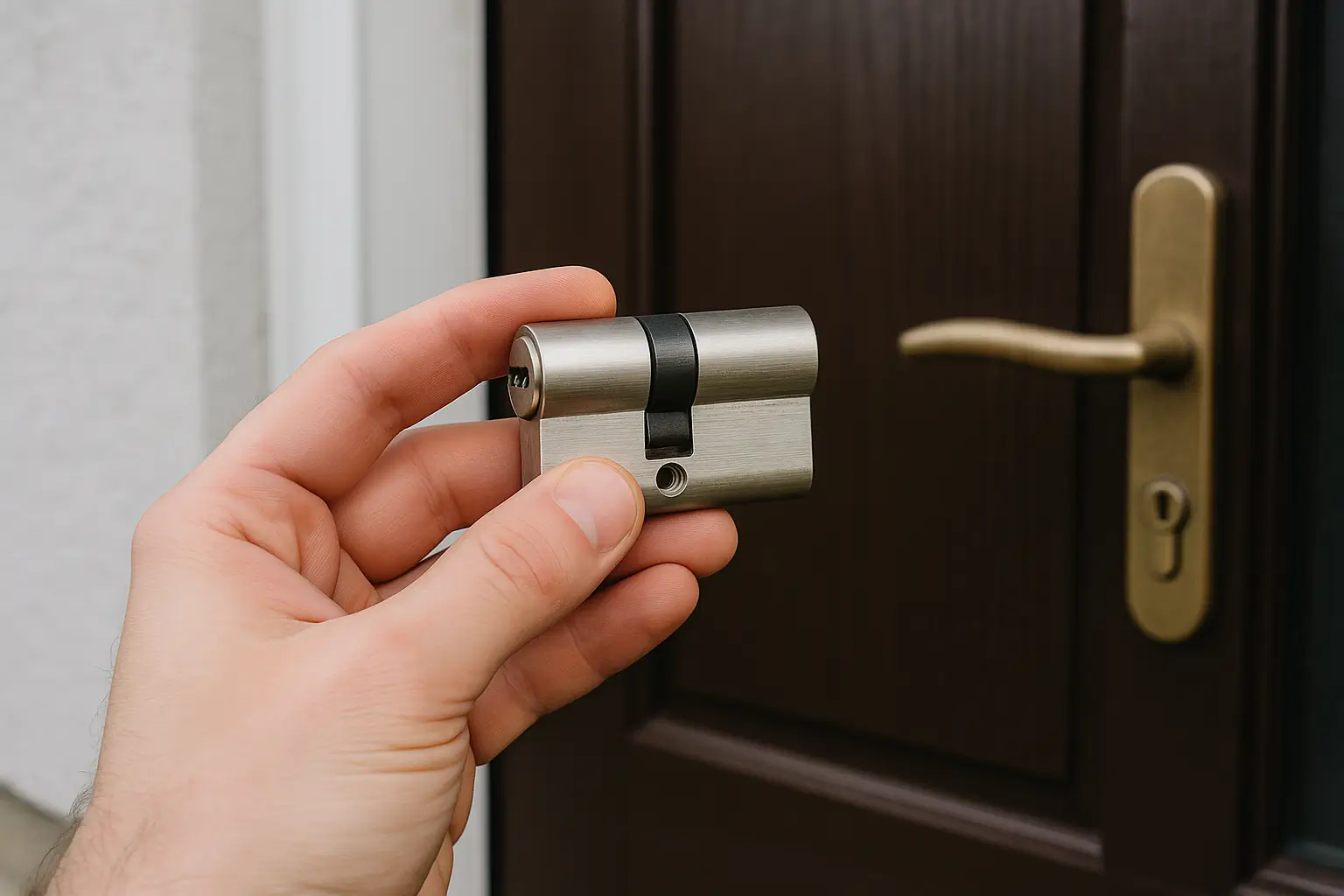cambiar cerradura puerta exterior